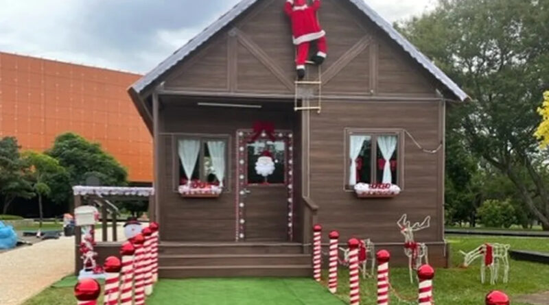 Casa do Papai Noel em Brasília esta aberta á visitação