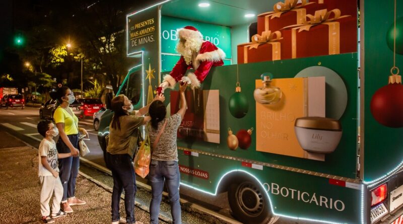 Boticário traz caminhão itinerante de Natal