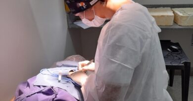 Cirurgia de pequeno porte realizada no Hospital Estadual de Luziânia (Foto: Julianna Adornelas)
