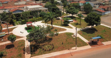 Praça da Etapa D sendo revitalizada