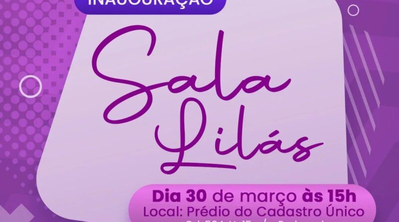 Sala Lilás em Novo Gama