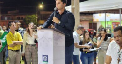 Prefeito Diego Sorgatto inaugura Praça da Biblia no Jardim Ingá