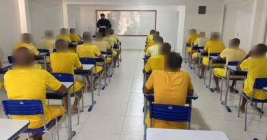Número de alunos matriculados mais que dobrou nos últimos quatro anos nas unidades prisionais de Goiás. Em 2019, eram 1.629 matriculados, passando para 3.460, em 2022 (Foto: Polícia Penal)