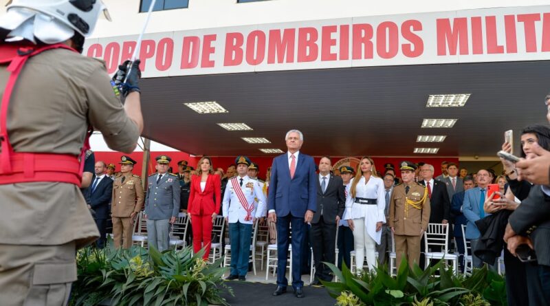Em solenidade de comemoração ao Dia Nacional do Bombeiro, Caiado anuncia a convocação de 600 aprovados do último concurso da corporação para o segundo semestre de 2023 (Fotos: Lucas Diener)