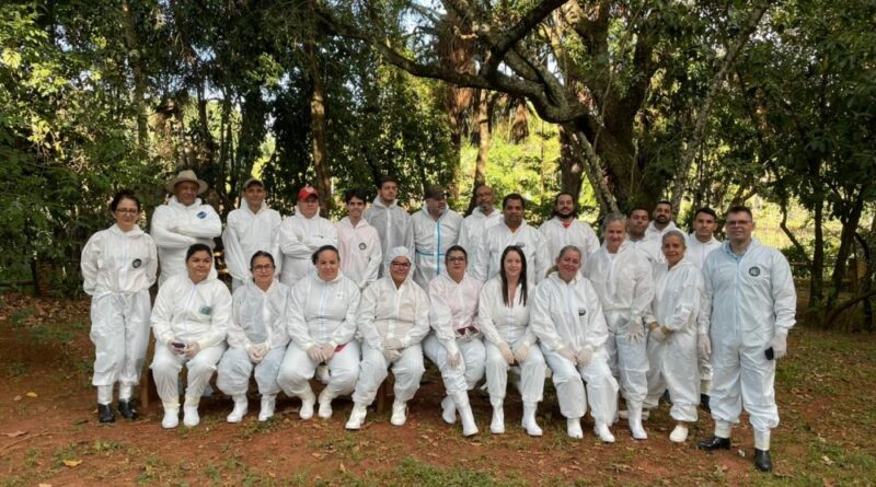 Técnicos dos municípios da Regional Central de Saúde durante capacitação da SES (Foto: Suvisa)