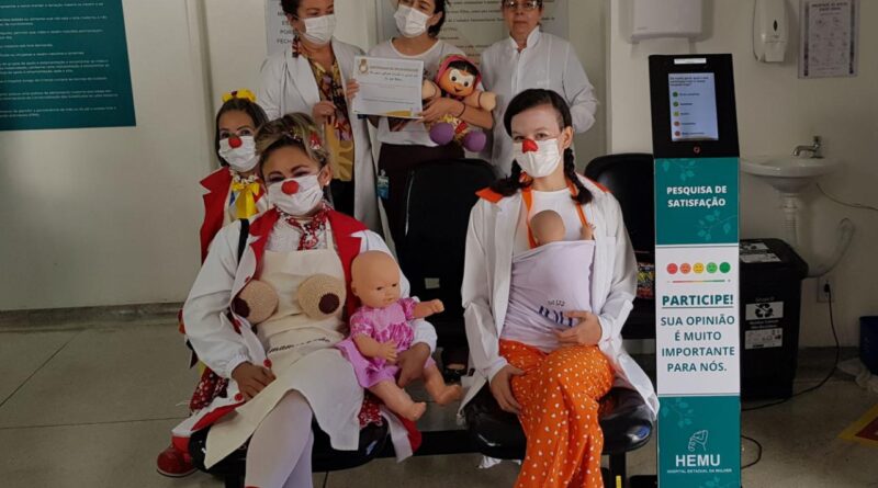 Missão Sorriso leva alegria, conforto e distração aos pacientes, acompanhantes e colaboradores de hospitais (Foto: SES)