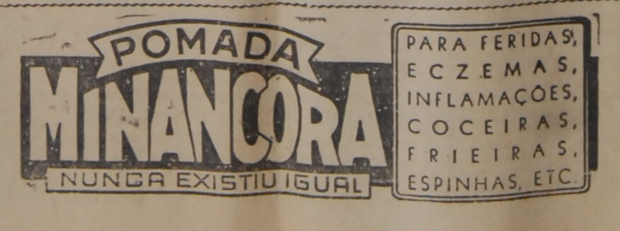 Recorte de propaganda que a Minancora fez na versão impressa do jornal A Notícia (Foto: Arquivo AN)