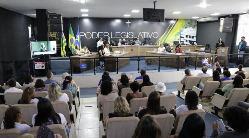 Abertura da Semana Nacional da Pessoa com Deficiência Intelectual e Múltipla, na Câmara Municipal de Valparaíso de Goiás