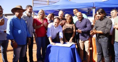 Na manha desta terça-feira, o prefeito Pabio Mossoro assinou ordem de serviço para construção da sede do IPASVAL