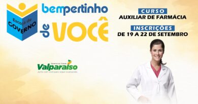 O primeiro curso oferecido será o de auxiliar de farmácia.