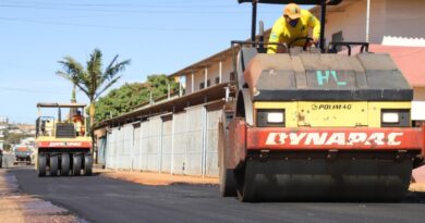 Diversos bairros de Novo Gama já forma contemplados com asfalto de qualidade