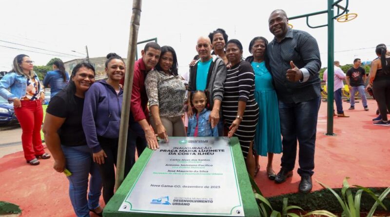 Praça e Academia é inaugurada em Novo Gama