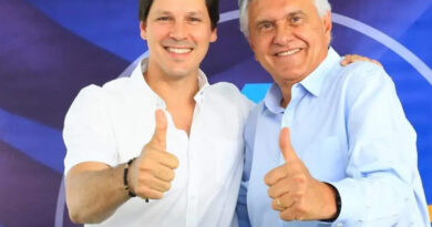 Governador Ronaldo Caiado e vice-governador Daniel Vilela: ritmo acelerado em 2024