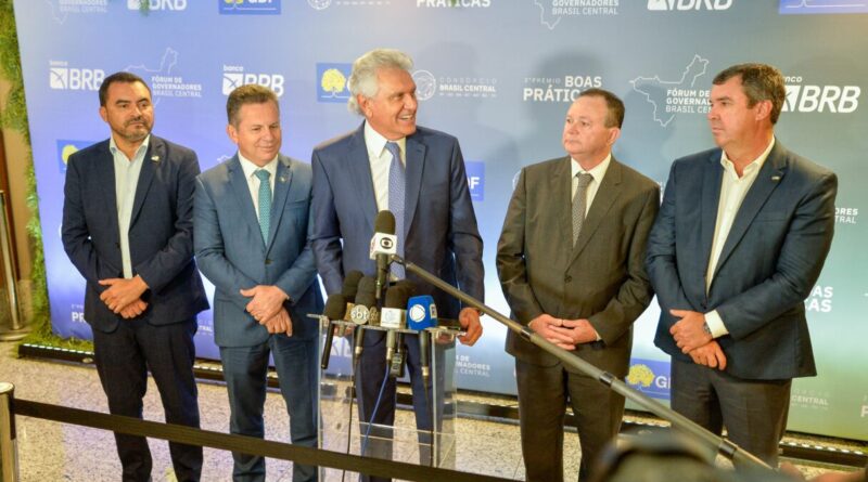 Governador Ronaldo Caiado é eleito por unanimidade para a presidência do Consórcio Brasil Central em 2024 (Foto: Lucas Diener)