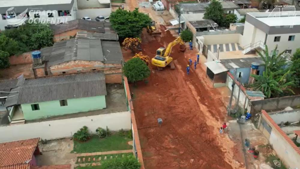 A tão sonhada obra de infraestrutura do Parque Nápolis começou