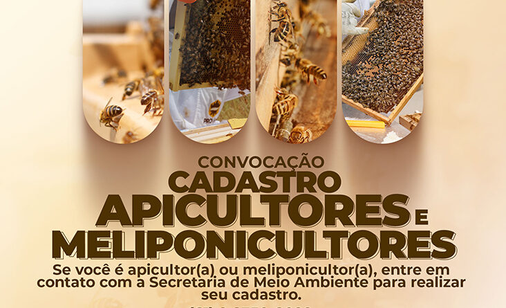 Apicultores. cadastre-se agora e contribua para a saúde pública e a preservação das abelhas