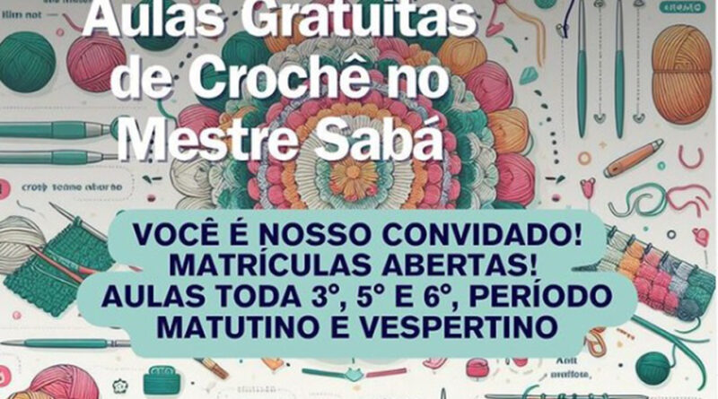 Oportunidades de cursos gratuitos na Casa de Cultura Mestre Sabá,