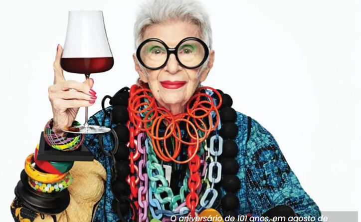 Iris Apfel morre aos 102 anos