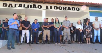 Lançamento da obra do Pátio do 20° Batalhão da Polícia Militar