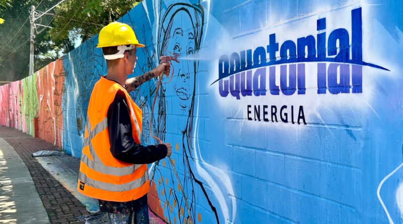 O colorido da arte mostra a força do talento goiano estampado nos muros da concessionária, que trabalha pela transformação da realidade de Goiás