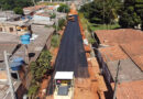 Trecho da Rua Guajajaras recebe pavimentação asfáltica