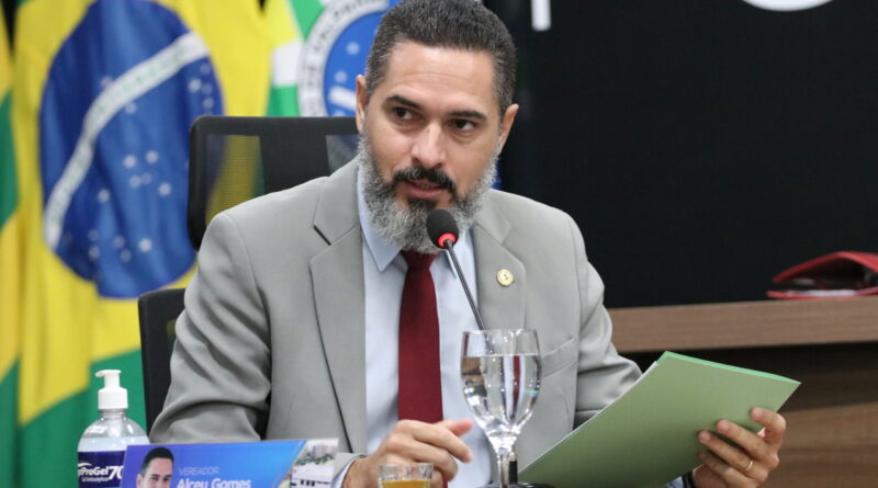 Presidente da Casa de Leis de Valparaiso de Goiás, vereador Alceu Gomes
