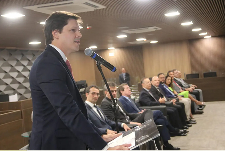 “Poder Judiciário goiano se destaca como melhor do país”, afirma vice-governador em inauguração do novo Tribunal do Júri de Goiânia (Foto: Jota Eurípedes)