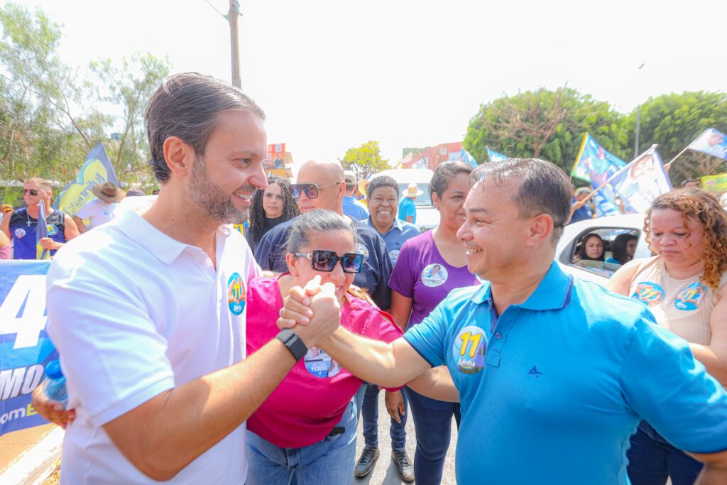 O secretário de Habitação de Goiás, Alexandre Baldy declarou apoio a Lulinha Viana