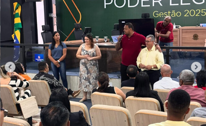 Primeiro dia de treinamento dos novos servidores da Câmara Municipal de Valparaíso de Goiás.