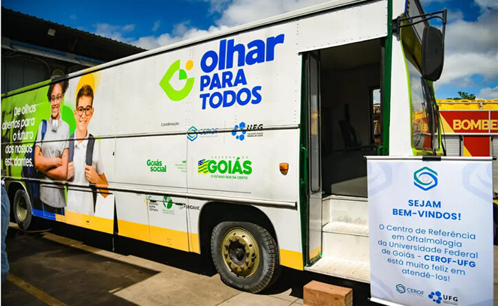 Olhar para Todos leva profissionais e equipamentos de ponta a todas as escolas públicas estaduais para realização de exames oftalmológicos (Foto: Secom)