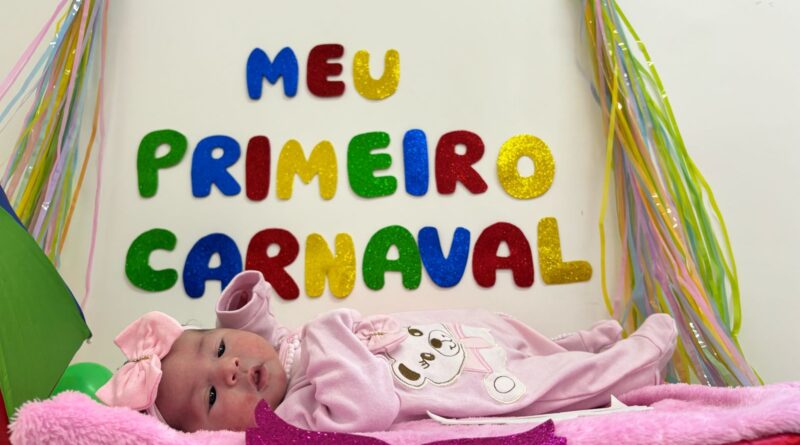 Hospital da Mulher celebra carnaval com ensaio fotográfico de bebês goianos. (Foto: Igor Holanda)