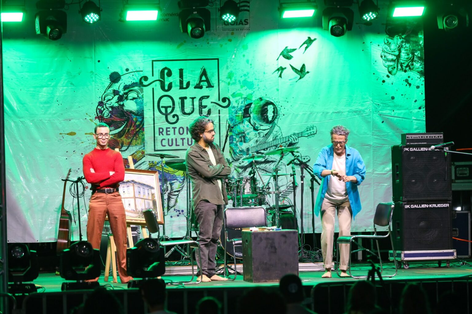 Projeto contempla diversas áreas culturais: música, artes cênicas, artes visuais, literatura e audiovisual (Foto: Secom/Retomada)