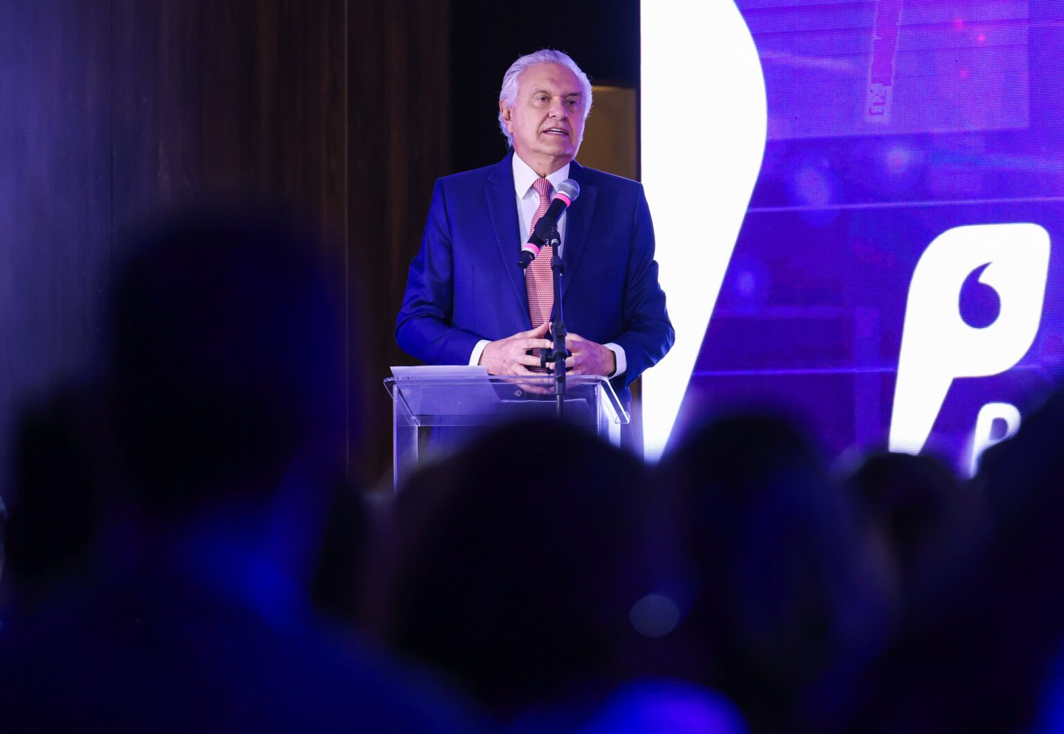 Política Estadual de Estímulo ao Desenvolvimento da Inovação em Inteligência Artificial foi um dos destaques da fala de Caiado (Foto: Wesley Costa)