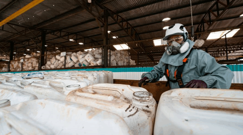 Mais de 800 mil toneladas de embalagens de defensivos agrícolas já foram retiradas do meio ambiente