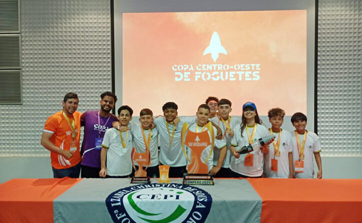 Estudantes de Formosa participaram da competição regional após meses de preparação e eletiva Astronomia NASA-Show, promovido pelo Colégio Estadual em Formosa. Foto: Arquivo pessoal