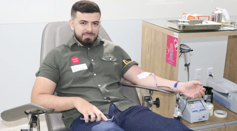 Hemocentro de Goiás lança a campanha Junho Vermelho, um movimento nacional de incentivo à doação de sangue (Foto: SES)