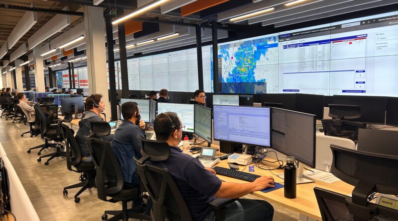 O Centro de Operações Integradas (COI) funciona 24 horas por dias, todos os dias do ano