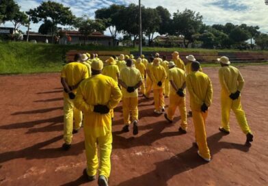 Apenados do regime fechado passam a contribuir diretamente na conservação e limpeza dos espaços públicos (Fotos: Divulgação/DGPP)