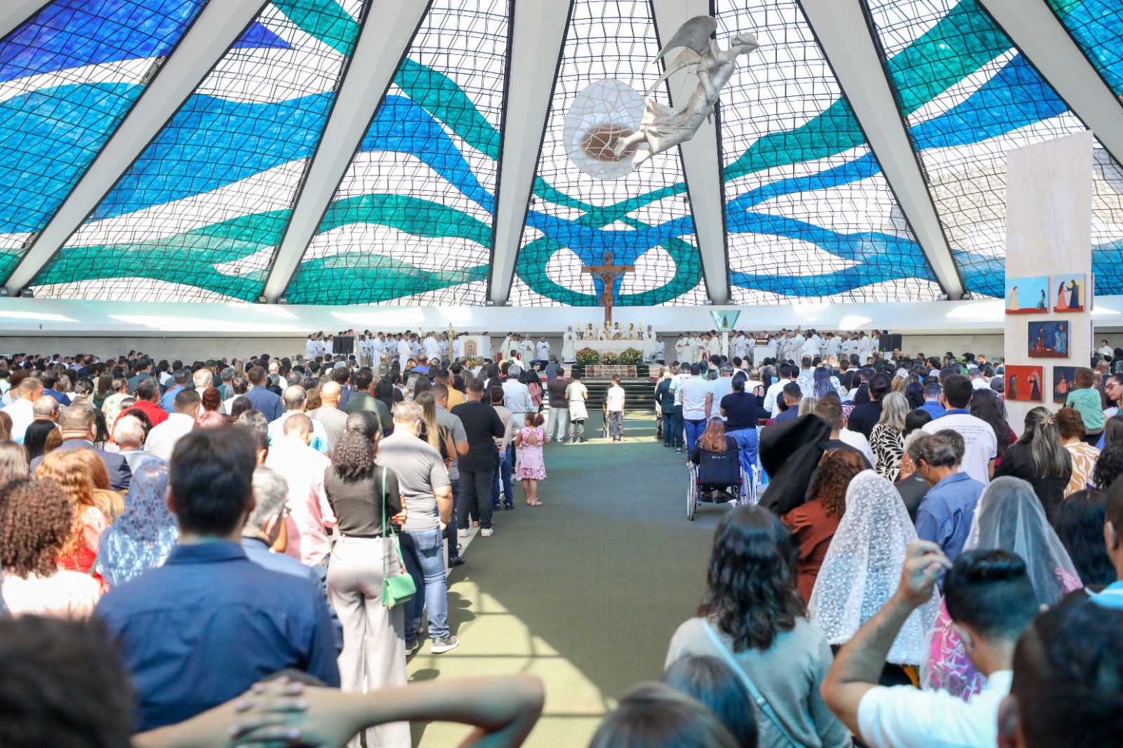 As comemorações pelos 55 anos da Catedral tiveram como tema “Vivendo a fé, a tradição e a cultura”