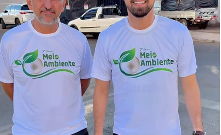Secretário de Cultura, Afrânio Pimentel e o prefeito Marcus Vinicius