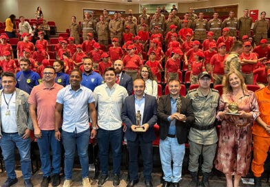 5º Batalhão de Bombeiros Militar de Luziânia realiza aula inaugural do Bombeiro Mirim e solenidade de novos soldados do 5º Batalhão