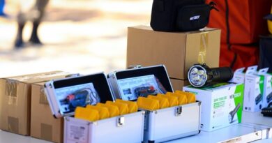 Equipamentos entregues (Foto: Wesley Costa)