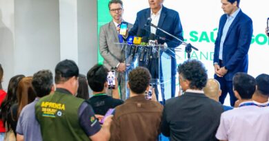 Governador Ronaldo Caiado lançou nesta quinta-feira (10/07) o Canal Saúde Goiás (Foto: Wesley Costa)