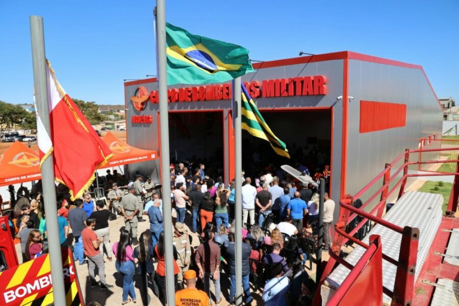 Quartel já entrou em operação com estrutura completa, efetivo militar e viaturas modernas (Foto: CBMGO)