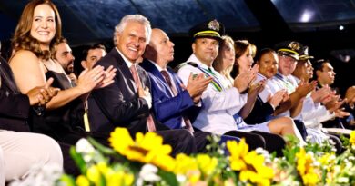 Governador Ronaldo Caiado celebra 167 anos da PM com reconhecimento ao empenho da corporação para a redução da criminalidade (Fotos: Adalberto Ruchelle e Walter Folador)