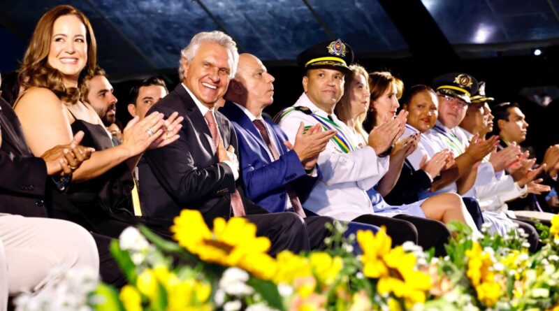 Governador Ronaldo Caiado celebra 167 anos da PM com reconhecimento ao empenho da corporação para a redução da criminalidade (Fotos: Adalberto Ruchelle e Walter Folador)