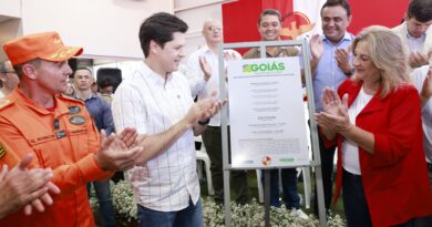Entregas no município reforçam os investimentos do Governo de Goiás na área de infraestrutura e segurança na região do Entorno do Distrito Federal
