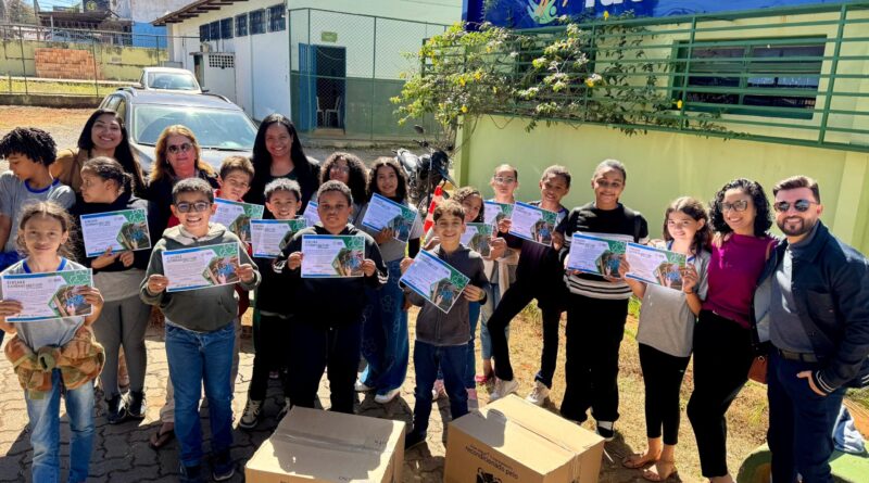 A escola foi destaque na ação, conquistando o 1º lugar na competição