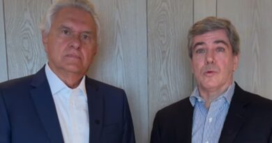 Caiado e André Rocha (Foto: reprodução)