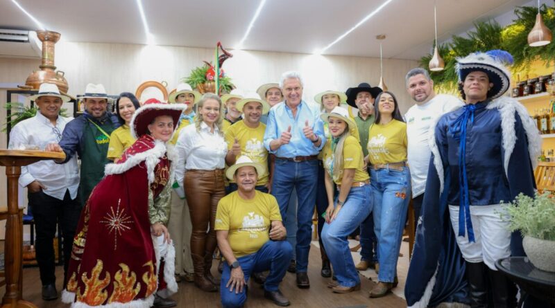 Caiado destaca protagonismo do agronegócio ao participar da festa de Barretos (Foto: Júnior Guimarães)
